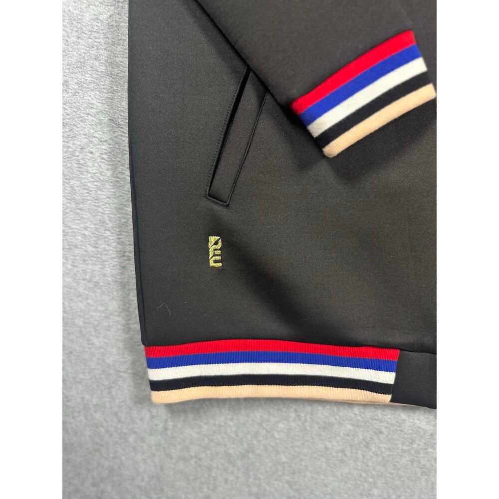 P.E Nation Plunging V Neck Jacket Women's Medium Black Long Sleeves Zip-Up - Picture 9 of 10